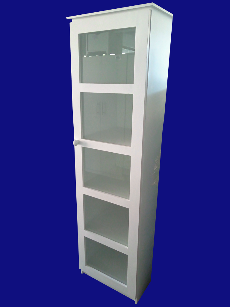 Single door display unit